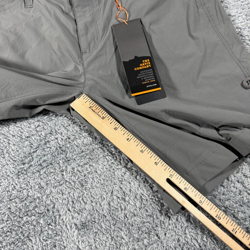 NWT Orvis Convertible Shorts Womens 8 Gunmetal Gray UPF 50 Outdoor Performance - Picture 6 of 6